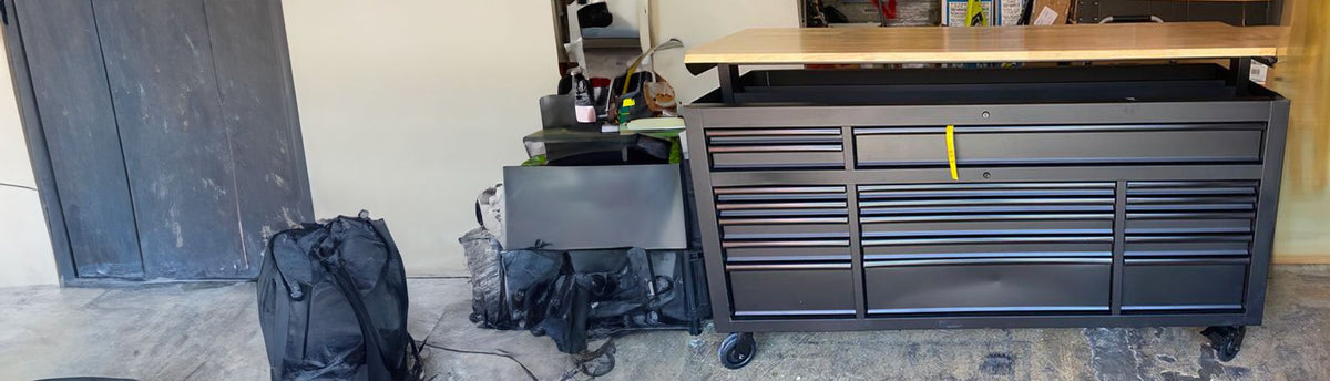 Gunmetal Tool Cabinet Wraps | Tool Chest Wraps - Rvinyl