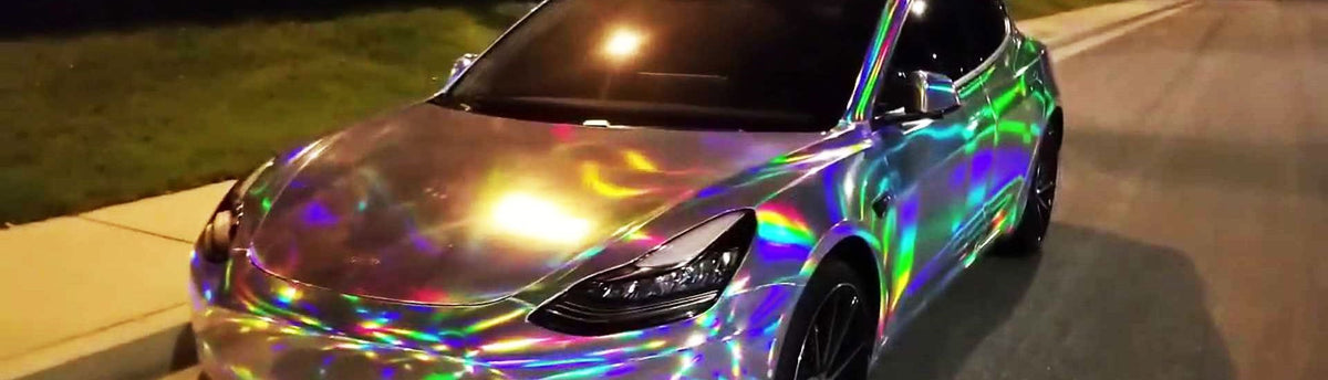 Rwraps Holographic Chrome Wrap - Rvinyl