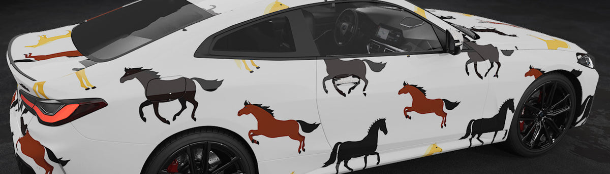 Horse Wrap Films | Horse Vinyl Wraps