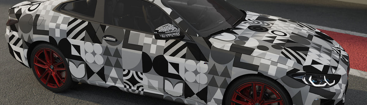 Monochrome Mosaic Wrap Films | Monochrome Mosaic Vinyl Wraps