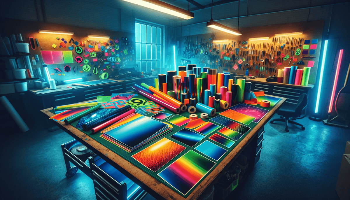 Neon Fluorescent Craft Vinyl | Craft Sheets - Rvinyl