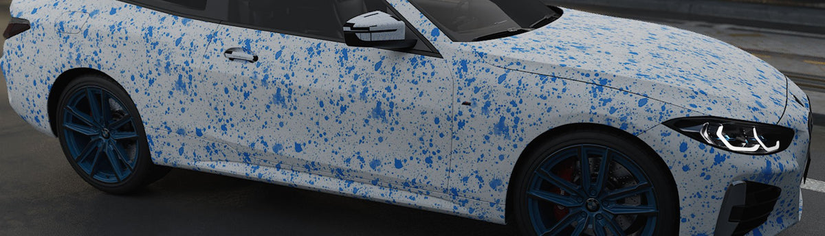 Paint Splatter Wrap Films | Paint Splatter Vinyl Wraps - Rvinyl