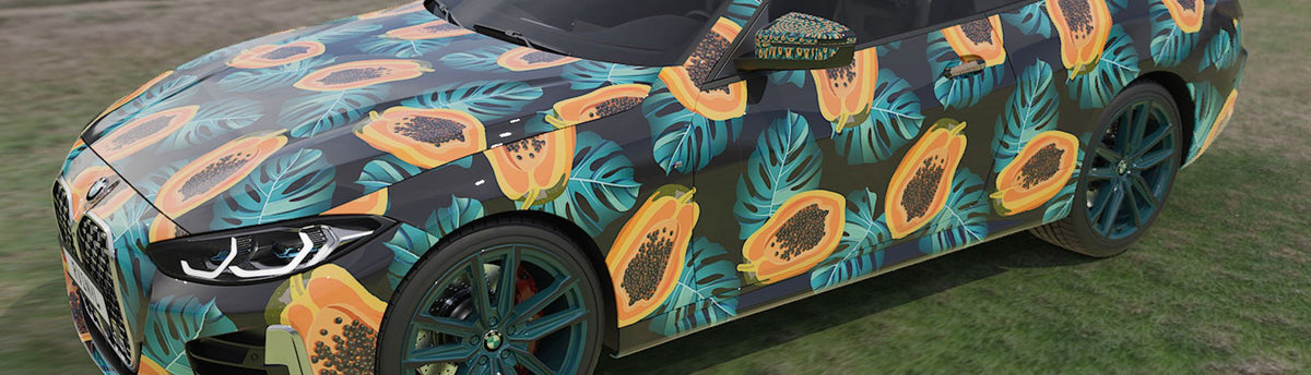 Papaya Wrap Films | Papaya Vinyl Wraps - Rvinyl
