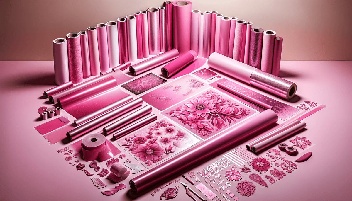 Pink Craft Films | Pink Vinyl Films | 3M, Avery, Oracal - Rvinyl