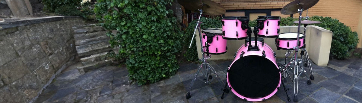 Pink Drum Wraps | Snare Drum | Bass Drum | Tom-Toms - Rvinyl