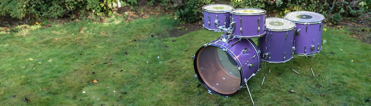 Purple Drum Wraps | Snare Drum | Bass Drum | Tom-Toms - Rvinyl