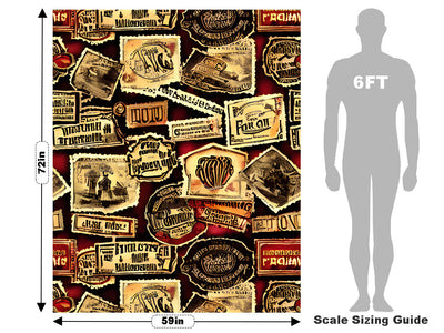 1899  Sticker Bomb Vehicle Wrap Scale~Rwraps Series 914 1899  Sticker Bomb Measurements~2