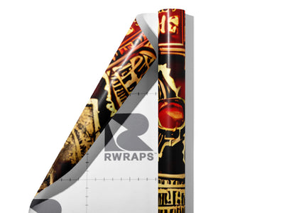 1899  Sticker Bomb Wrap Film Sheets~Rwraps Series 914 1899  Sticker Bomb Scrolled Sheet~4