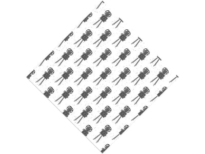 35MM Crank Movie Vinyl Wrap Pattern