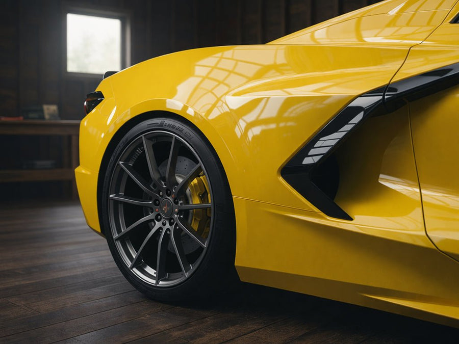 3M™ 2080 High Gloss Bright Yellow Vinyl Wrap | HG15