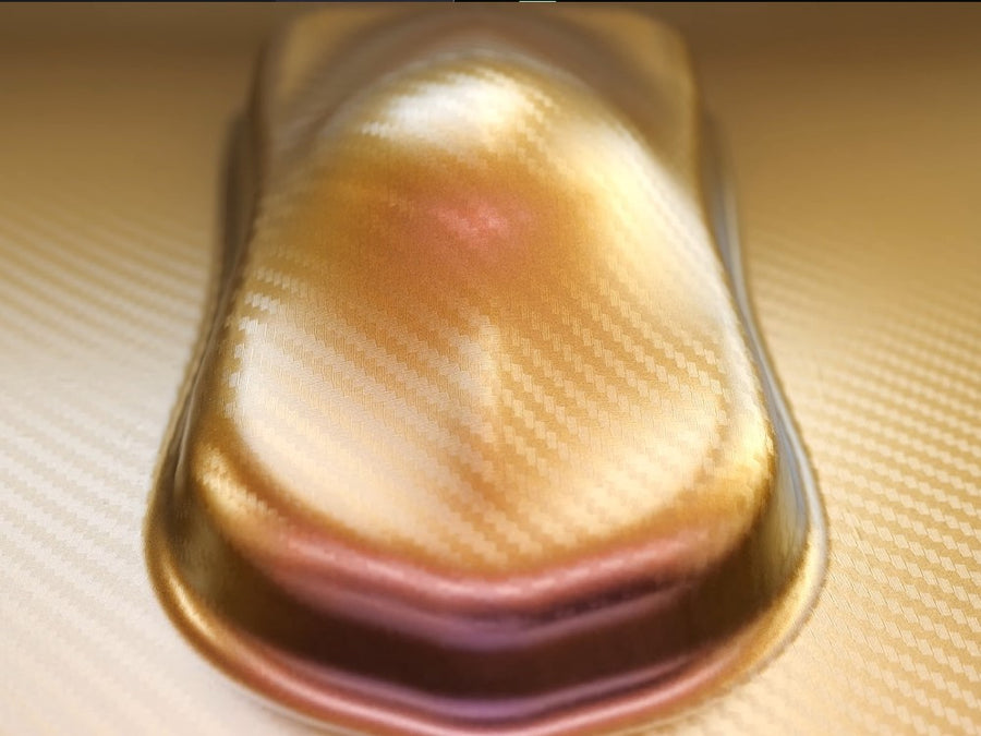 3D Chameleon Purple Carbon Fiber Speed Shape