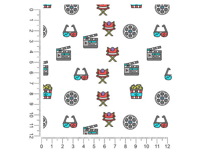 3d fun movie 1ft x 1ft Craft Sheets