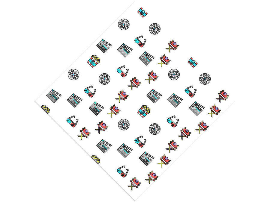 3D Fun Movie Vinyl Wrap Pattern