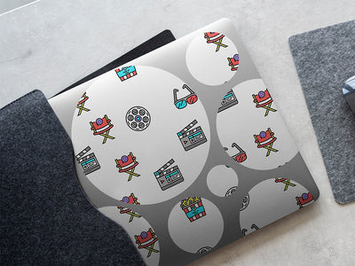 3d fun movie DIY Laptop Stickers
