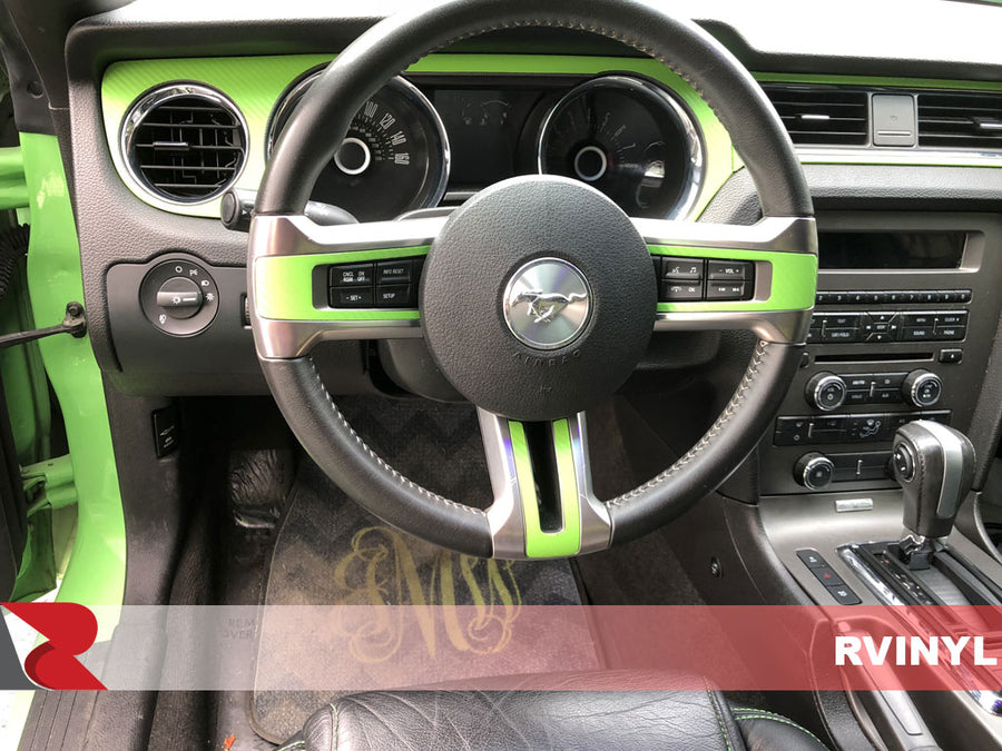 Rwraps�3D Green Carbon Fiber Vinyl Wrap Film