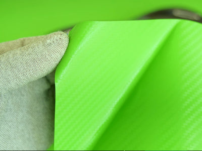 3D Green Carbon Fiber Vinyl Sheet
