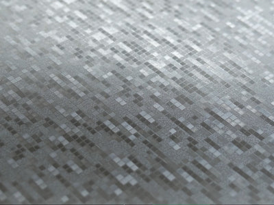 3D Silver Digital Carbon Fiber display