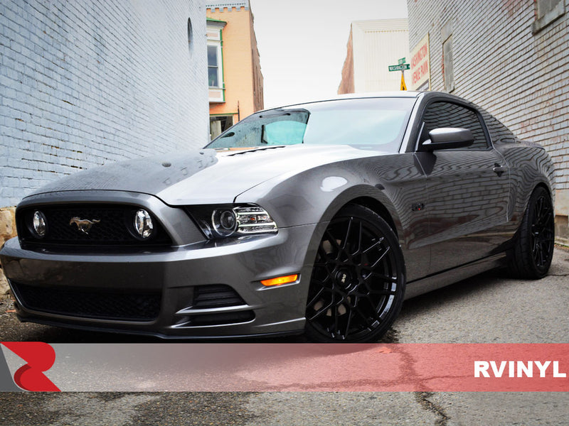 3M 1080 Series Gloss Black Front View Wrap
