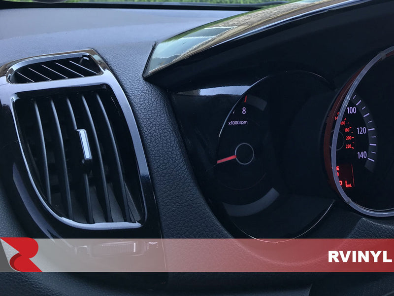 3M 1080 Series Gloss Black Kia Dash Wrap