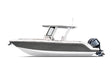 3M 2080 Gloss Charcoal Metallic Motorboat Wraps