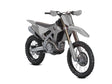3M 1080 Gloss Sterling Silver Dirt Bike Wraps