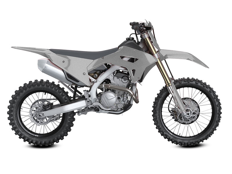 3M 1080 Gloss Sterling Silver Do-It-Yourself Dirt Bike Wraps