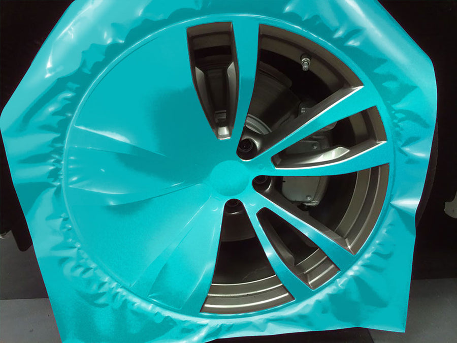 3M™ 1080 Gloss Atomic Teal Custom Wheel Installation Process