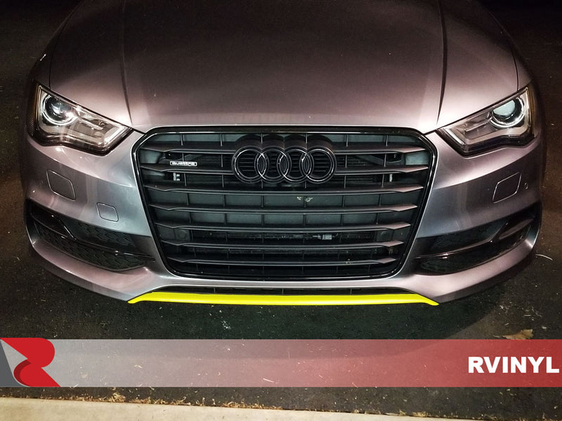 3M 1080 Gloss Bright Yellow Front Wrap For 2016 Audi A3