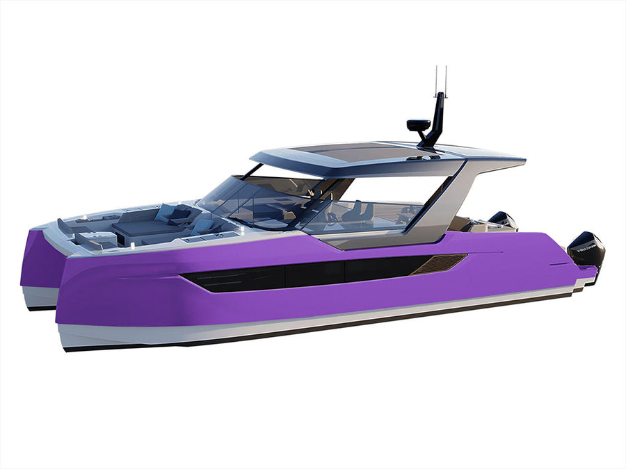 3M 1080 Gloss Plum Explosion Catamaran Dual-Hull Vinyl Film Wraps