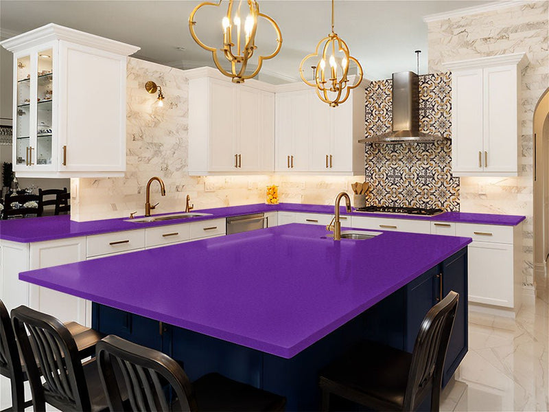 3M 1080 Gloss Plum Explosion DIY Kitchen Counter Wraps