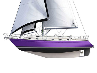3M 1080 Gloss Plum Explosion Customized Cruiser Boat Wraps