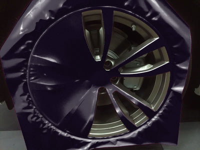 3M Gloss Wicked Black Rim Wrap Installation