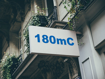 3M Controltac 180mC Persian Blue Installed Building Sign