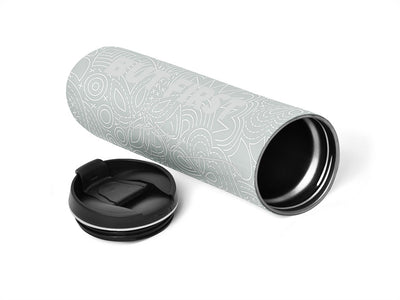 3M 180mC Light Gray Water Bottle DIY Stickers