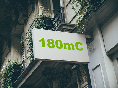 3M Controltac 180mC Lime Green Installed Building Sign