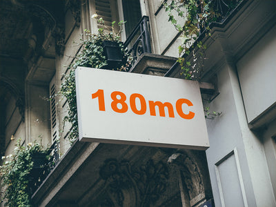 3M Controltac 180mC Bright Orange Installed Building Sign