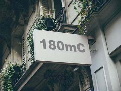 3M Controltac 180mC Traffic Gray Installed Building Sign