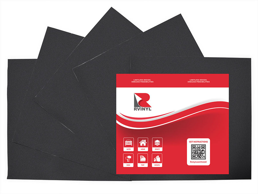 3M 180mC Charcoal Metallic Craft Vinyl Sheet Pack