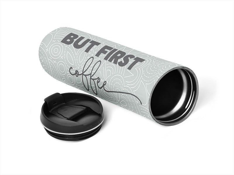 3M 180mC Charcoal Metallic Water Bottle DIY Stickers