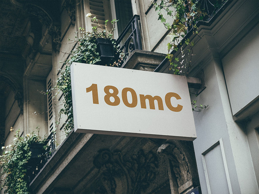 3M Controltac 180mC Gold Metallic Installed Building Sign