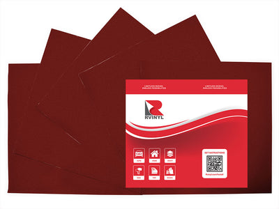 3M 180mC Steampunk Red Metallic Craft Vinyl Sheet Pack
