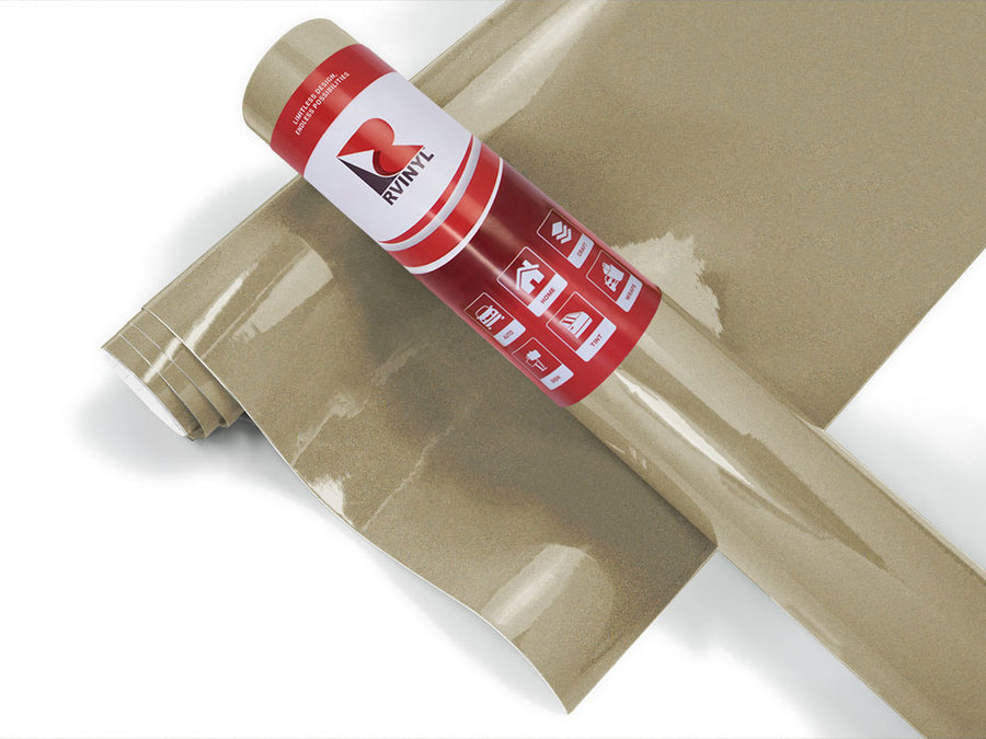 3M 180mC Champagne Metallic Craft Vinyl Roll