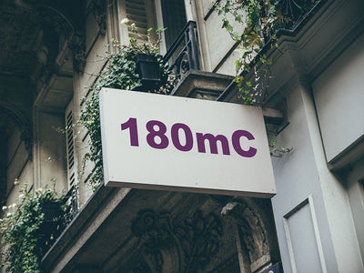 3M Controltac 180mC Plum Installed Building Sign