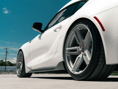 3M™ 2080 Brushed Steel Wrapped Rim Example