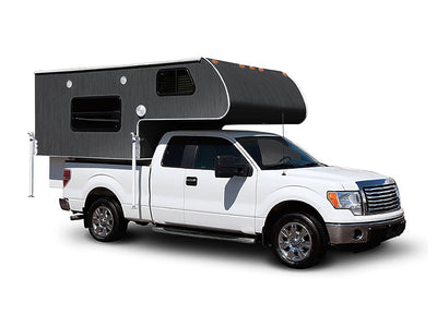 3M 2080 Brushed Black Metallic Truck Camper Wraps