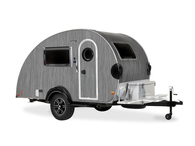 3M 2080 Brushed Titanium DIY Tear Drop Trailer Wraps