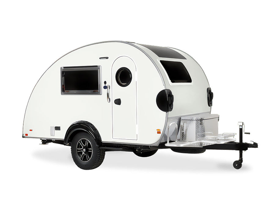 3M 2080 Gloss White DIY Tear Drop Trailer Wraps