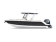 3M 2080 Gloss Black Motorboat Wraps