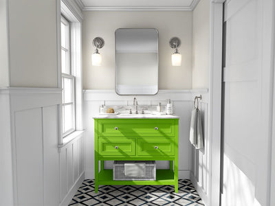 3M 2080 Gloss Light Green DIY Bathroom Cabinet Wraps