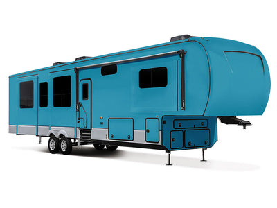 3M 2080 Gloss Blue Metallic Do-It-Yourself 5th Wheel Travel Trailer Wraps